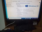 Mini Desktop (lenovo) with Monitor (hp) /mini Pc