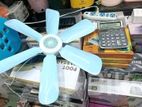 Mini portable ceiling fan 17”