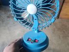 Mini Rechargeable Fan + Light