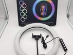 Mj33 Rgb Led Soft Ring Light + Phone Holder