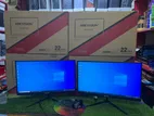মনিটর এর মেলা Full New দেখতে Borderless 22"Hikvision বক্স সহ
