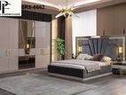 Modern design bed set - 6662