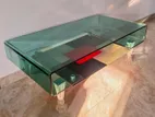 Modern Full Bend Glass Centre Table