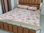 Modern queen bed with mattress