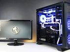 Monitor 20" LED নিউ INTEL Core i7 H-61 Generation 8GB & 1000GB/SSD 128GB