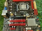 MOTHER BOARD H55 WITH CORE i3 1st Gen Processor
