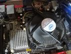 motherboard & processor+cooling fan