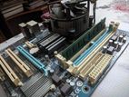 Motherboard Gigabyte G41m + Ram 2gb Ddr3 Processor Intel E6850