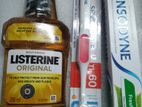 Mouthwash, Toothpaste & Toothbrush Combo