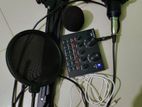 Moxx bm-800 combo with v8 live sound card