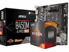 Msi 450Pro2 + Ryzen5 5600G Combo 3Years Warranty