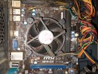 MSI 81 motherboard with 4gb ram