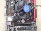 MSI H110 Board + core i3 6th (3.60) gen pro+ 8GB DDR-4 Ram