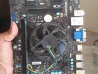 MSI H81 motherboard + i3 4th gen pro 4gb ram combo