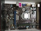Msi H81m-p33 + Intel I3 4gb Ram Combo