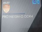 MSI PRO H610M-G DDR4 Micro-ATX Motherboard