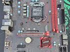 MSIB250M Gaming Pro Micro ATX Motherboard fresh Running