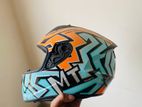 MT oragne maniac helmet