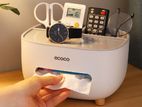 Multifunctional Premium Tissue Organizer Box – Remote & Storage Holder