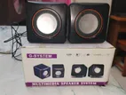 Multimedia Speaker System. Sound Box