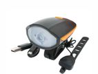 Multimode Waterproof Rechargeable 2 in 1 Bicycle Light And Horn