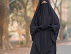 Muslima Borkha Set – Full -ডুবাই চেরি কাপড় -হিজাব নিকাবসহ