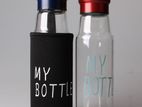 My bottle Full glass body with multicolor lid