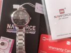 Naviforce 5031- Silver Black Watch