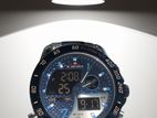Naviforce Nf9171 Silver And Royal Blue Two-toned