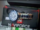 NAVIFORCE NF9196 Top Brand Luxury Chronograph Casual Male Stainless Stel