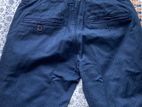 Navy Blue Gabardine Pant
