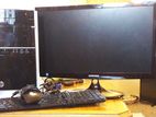 নেট ব্রাউজিং পিসি 4GB RAM Core 2 Duo & 500GB + HP 19" LED Monitor