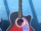 new acoustic+output system guitar with bag+pick