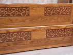 NEW BED 6/7 FEET CANADIAN OAK VENEER. M # 824