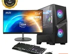 New Core i3 7th Gen+8GB Ram+128GB SSD +19" Led Monitor