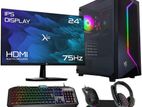 (New)-Core i5 8GB Ram 128GB SSD+ 19" LED Monitor