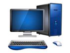 New CPU + 19" MONITOR CORE..I5-4GEN.RAM-8GB 128- SSD ( 3 year warranty)
