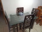 NEW DAINING SET 4 CHAIR MDF. M # 629