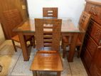 NEW DAINING SET CANADIAN OAK 4 CHAIR. M # 6281