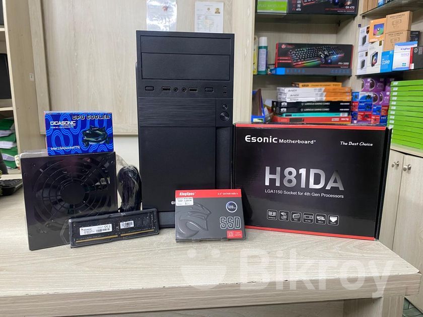 New Desktop PC Intel Core i5 4th Gen)_SSD 128GB Ram