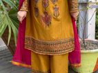 Sequence Embroidery Three Piece