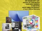 New Gaming PC AMD Ryzen 7 7700 22" FHD 16GB DDR5 / 512NVMe With 5G Wifi