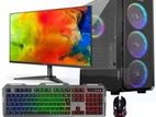 NEW GAMING PC I5.3GEN.LED 19Monitor SSD 128 GB.RAM 8GB Tk 15800