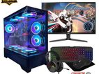 (New) Gigabyte Core i5 6th gen PC (8/128) +New 19" LED Monitor