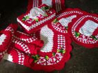 New Handmade Crochet Table Mat Set