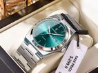 New Luxury Luminous Date Week Stainless Steel Quartz Watch For Men