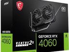 New MSI GeForce RTX 4060 VENTUS 2X BLACK 8GB OC GDDR6 Graphics Card