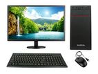 new pc cor i5 6th gen ram 8gb 19 LED monitor 3 years werntte