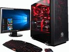 new pc corie i5 monitor 19 ince LED 3 years werntte
