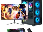 ( new ) PC intel Cor i5 4gen 19 INCE LED monitor 3 years werntte